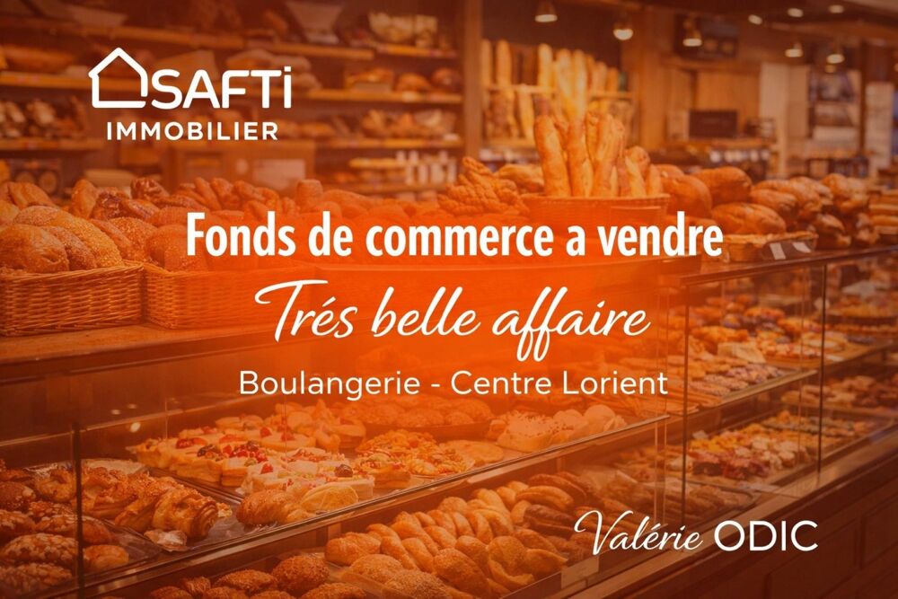   A saisir - Larmor Plage - Fonds de commerce Boulangerie, pâtisserie, traiteur , superficie 328 m² 