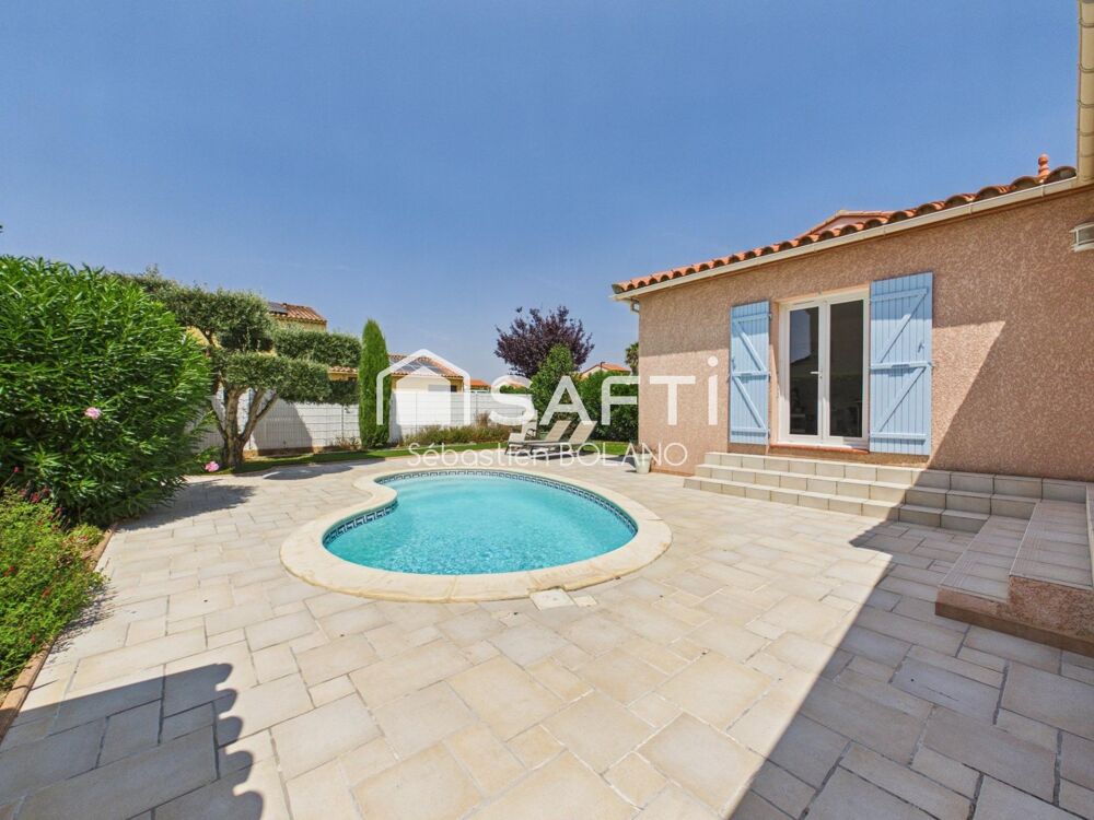 Claira - Villa 4 pièces avec piscine, garage et jardin arboré