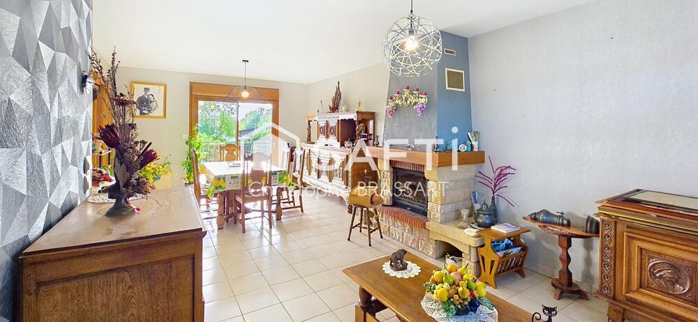 Vente Maison PLAIN-PIED INDIVIDUEL AVEC SOUS-SOL COMPLET ET GRENIER AMÉNAGEABLE Croisilles