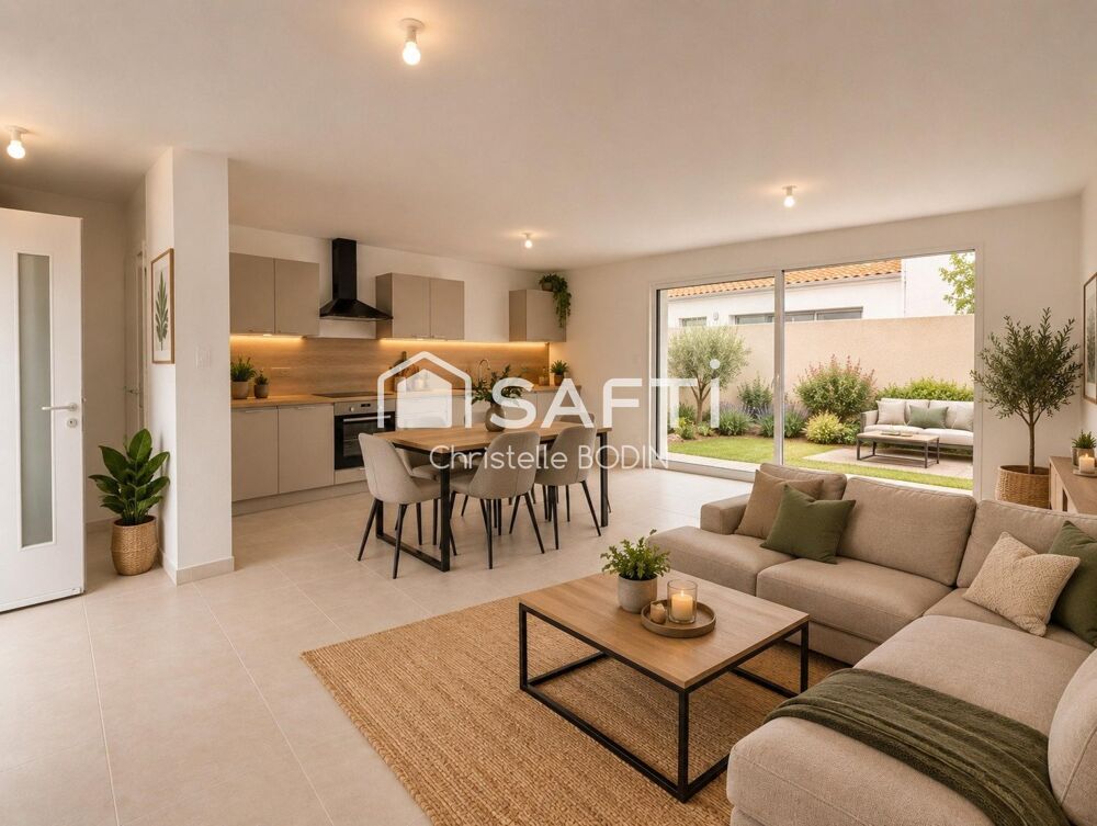 Maison neuve de plain-pied 2 chambres avec jardins  Aytré, aux portes de La Rochelle - fin des travaux juillet 2026