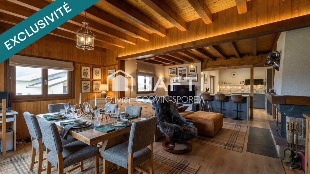 Vente Maison Chalet sur sous-sol total sur terrain clos de 1200m2 Vinzier