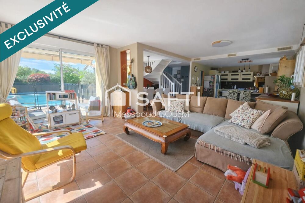 Maison familiale dexception avec piscine  Calme absolu à Montagny (69700)