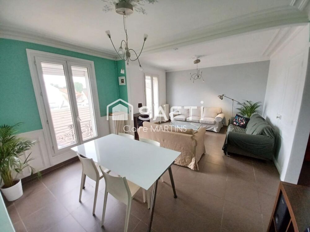 **RARE  LE CHARME DE LANCIEN AU COEUR DE NANTERRE  DUPLEX DERNIER ÉTAGE**
