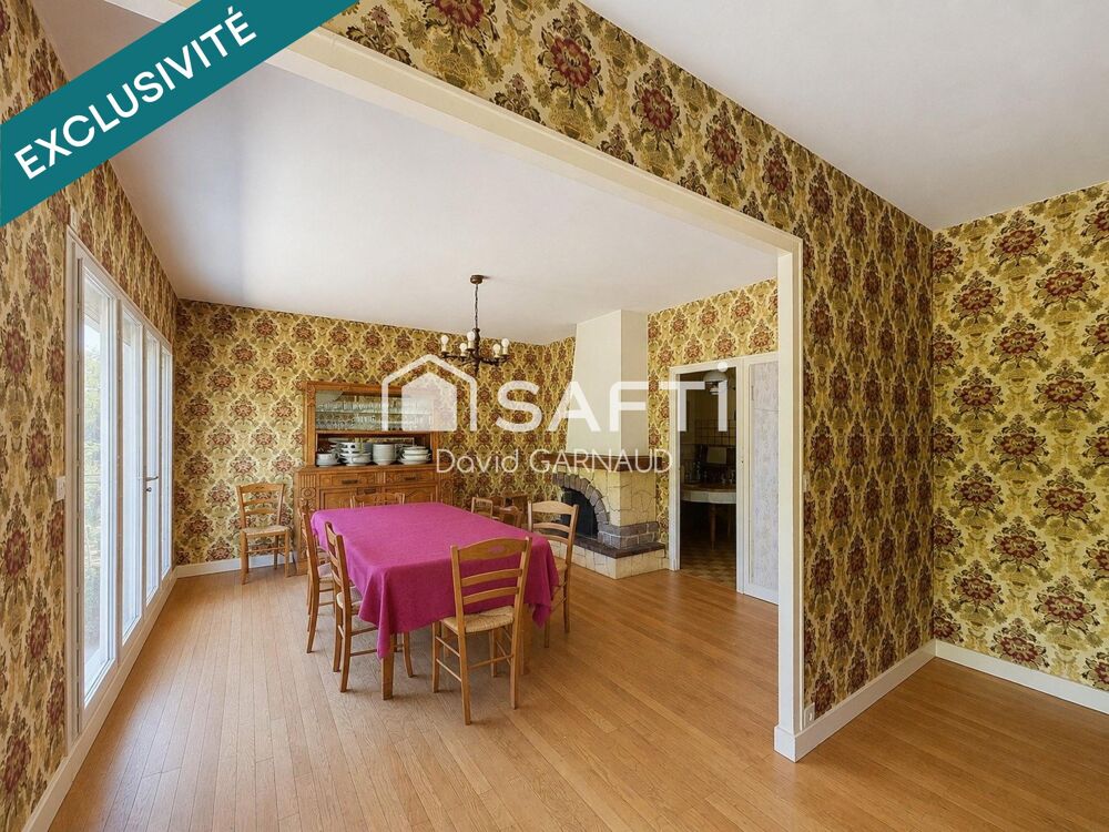 Maison familiale avec dépendances, grand sous-sol et jardin arboré