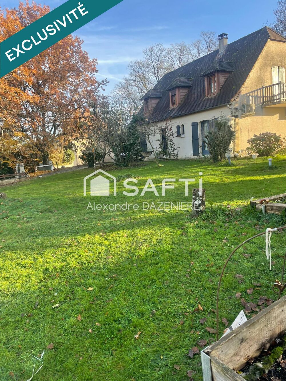 Vente Maison Maison avec 3 chambres et un bureau, un car port 2 places et une dépendance avec piscine Chancelade