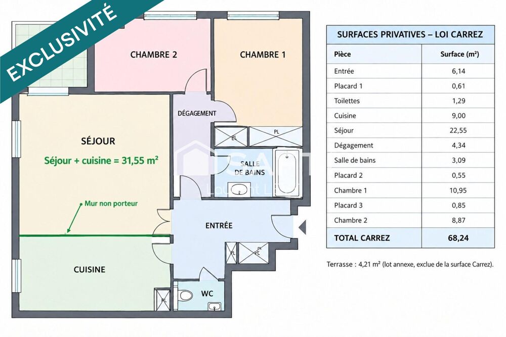 à vendre  Appartement Paris 12