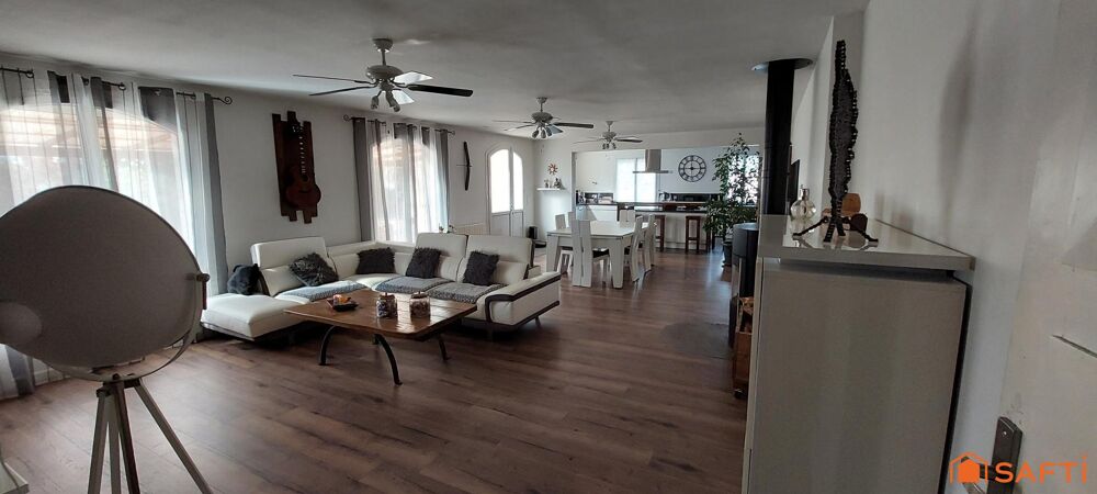 Villa plain-pied, 4 faces, 4 chambres, piscine