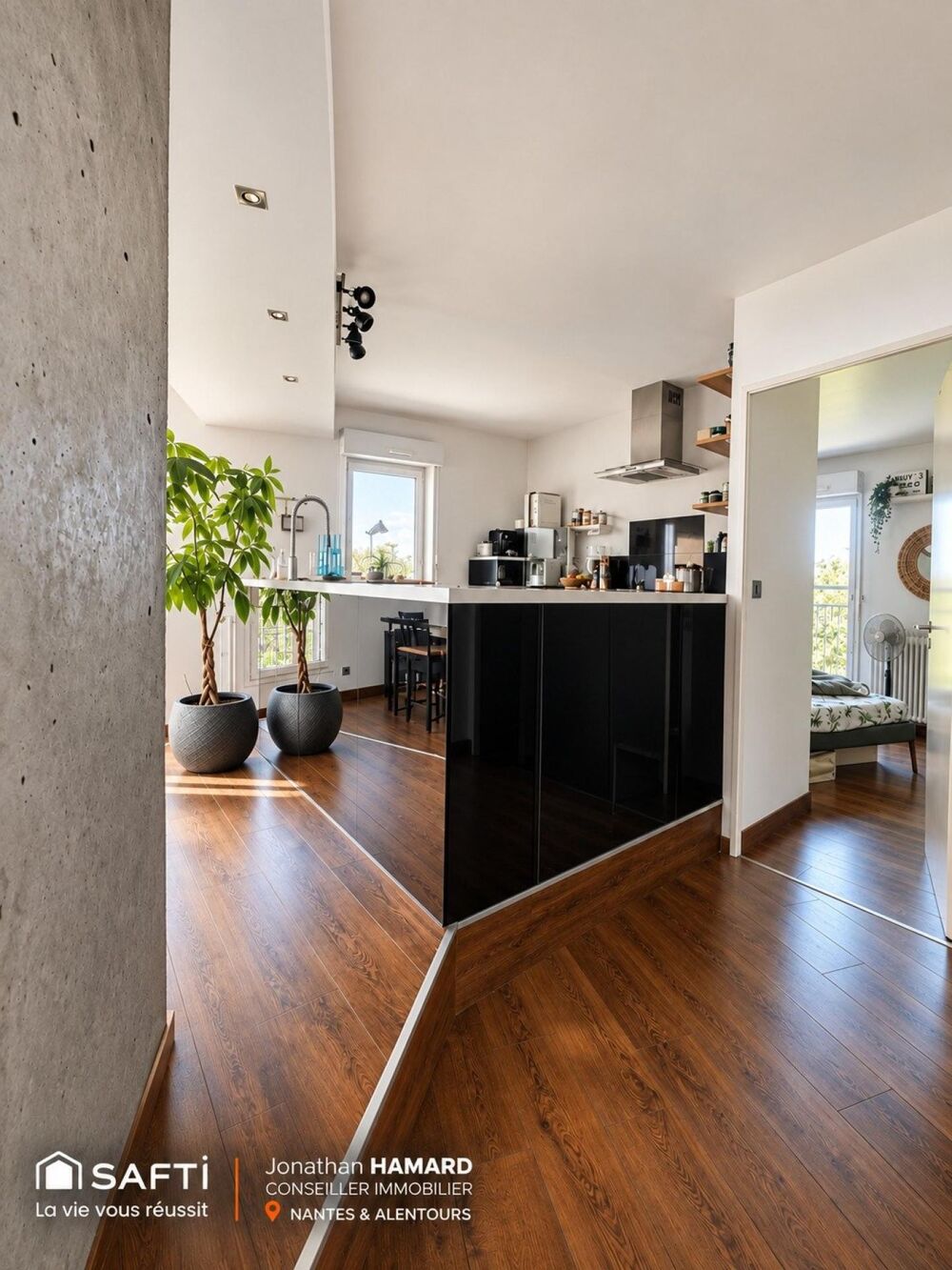 Vente Appartement Nantes Beaulieu - Entre ville et nature, un dernier étage baigné de lumière Nantes