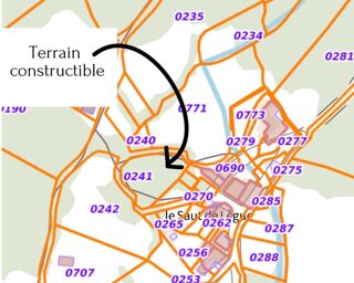  Terrain � vendre 800 m�