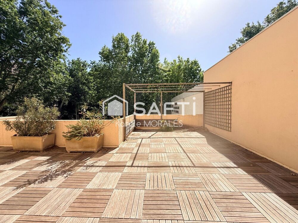 PERPIGNAN, QUAI NOBEL, MAGNIFIQUE T3 RENOVE, GRANDE TERRASSE ET PARKING