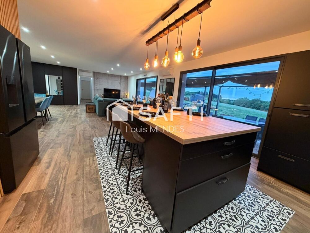 Propriété maison contemporaine de 193 m2, studio séparé, terrain de 5085 m²
