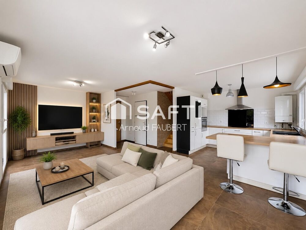 Duplex 83m2 3 chambres jardin et double garage