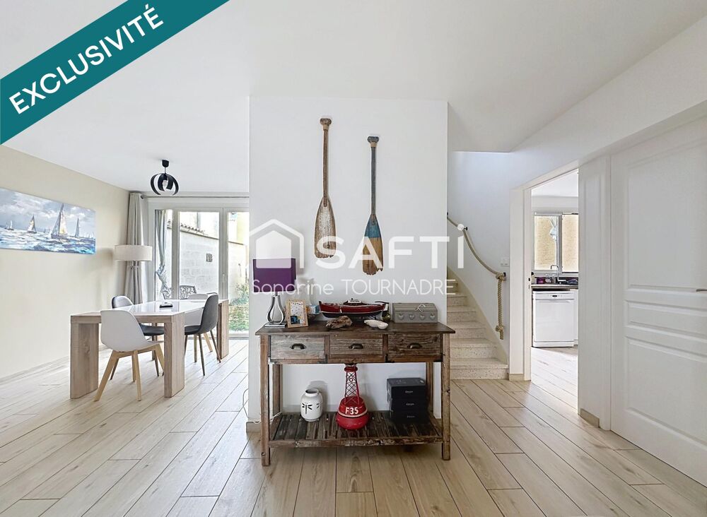 BORDEAUX-BEL AIR : Maison avec 3 ch, garage, jardin