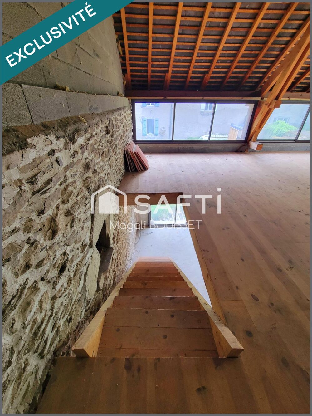 Vente Maison Maison ancienne avec grange attenante à personnaliser selon vos envies et terrain constructible environ 627m². Antignac
