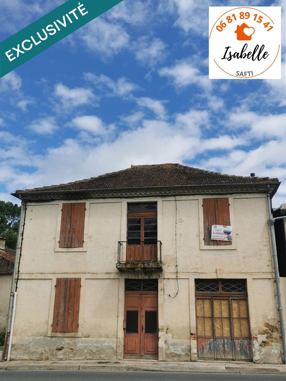 Vente Maison Ancienne maison en pierres et colombages avec de gros travaux : Investisseur Demu