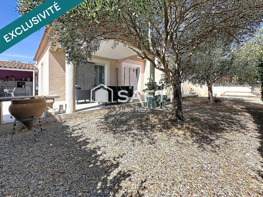 ? MONTADY  Maison familiale T5 avec piscine, cuisine dété & boulodrome