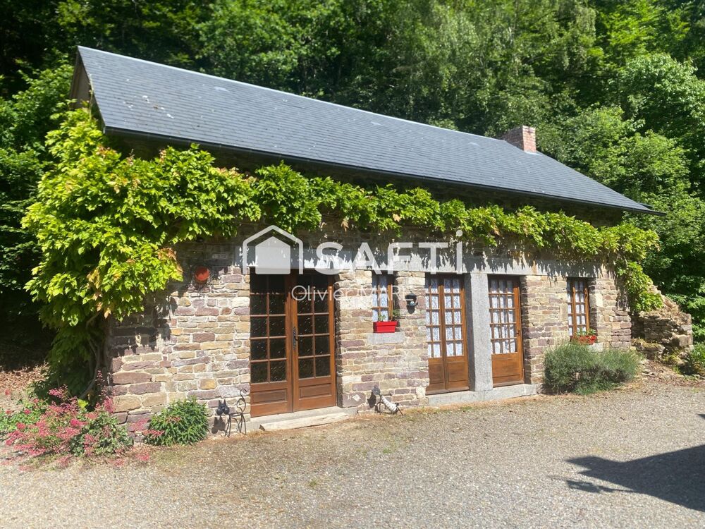 Maison en pierre, 104 m², plain pied, 3 chs, terrain 3375 m², St Philbert sur Orne