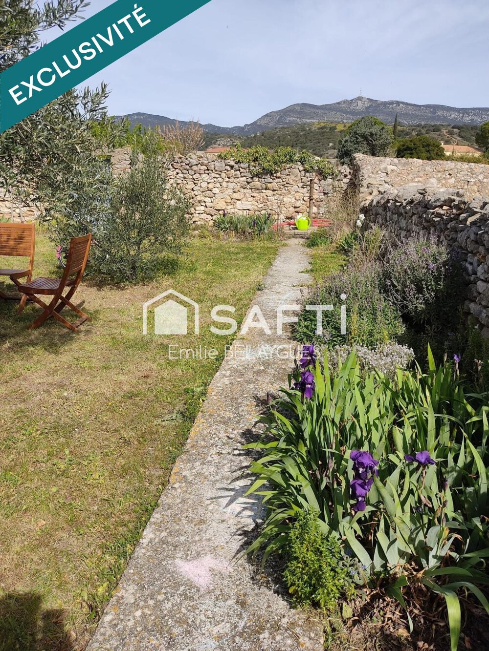 Vente Maison Montpeyroux : maison 123m², garage et jardin 220m² Montpeyroux