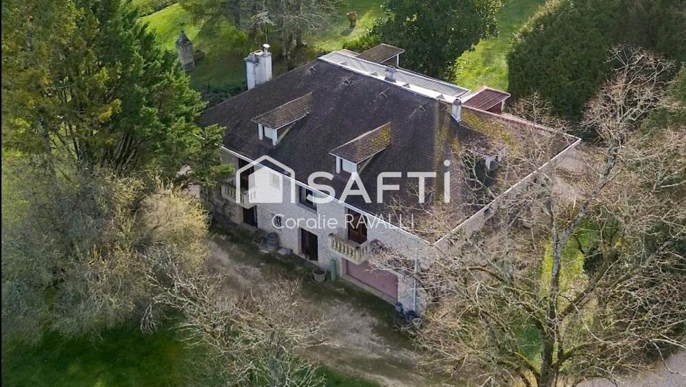 Propriété en pierre avec parc exceptionnel de 4,2 hectares au coeur de Nersac