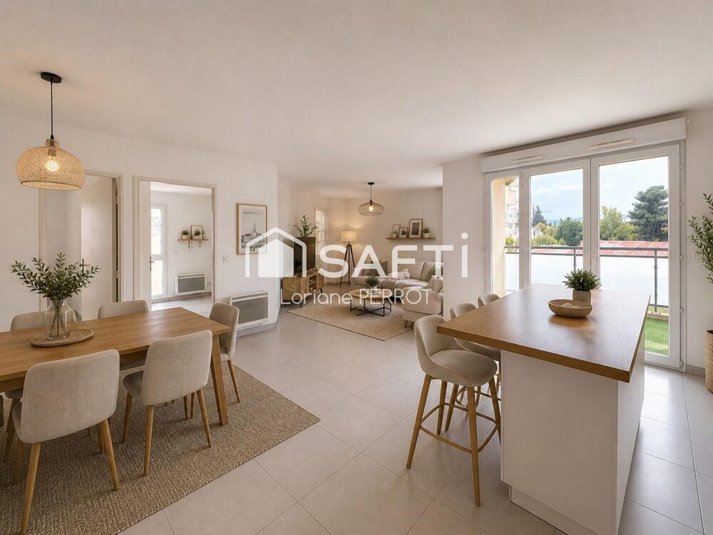 Vente Appartement MARSEILLE 5? – Saint-Pierre / La Timone – T3 lumineux avec loggia – Résidence récente BBC Marseille 5