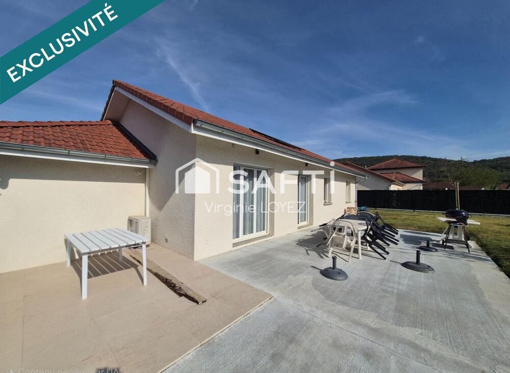 Vente Maison LA BALME-LES-GROTTES (38390) – Maison plain-pied récente avec belles terrasses La balme-les-grottes