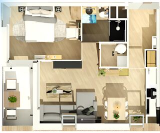  Appartement � vendre 2 pi�ces 40 m�