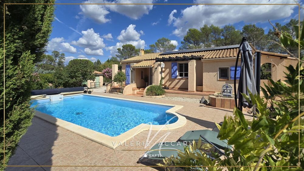 Vente Maison Rocbaron : Maison individuelle de 120 m² sur un terrain de 1200 m² avec 3 chambres, piscine... Forcalqueiret