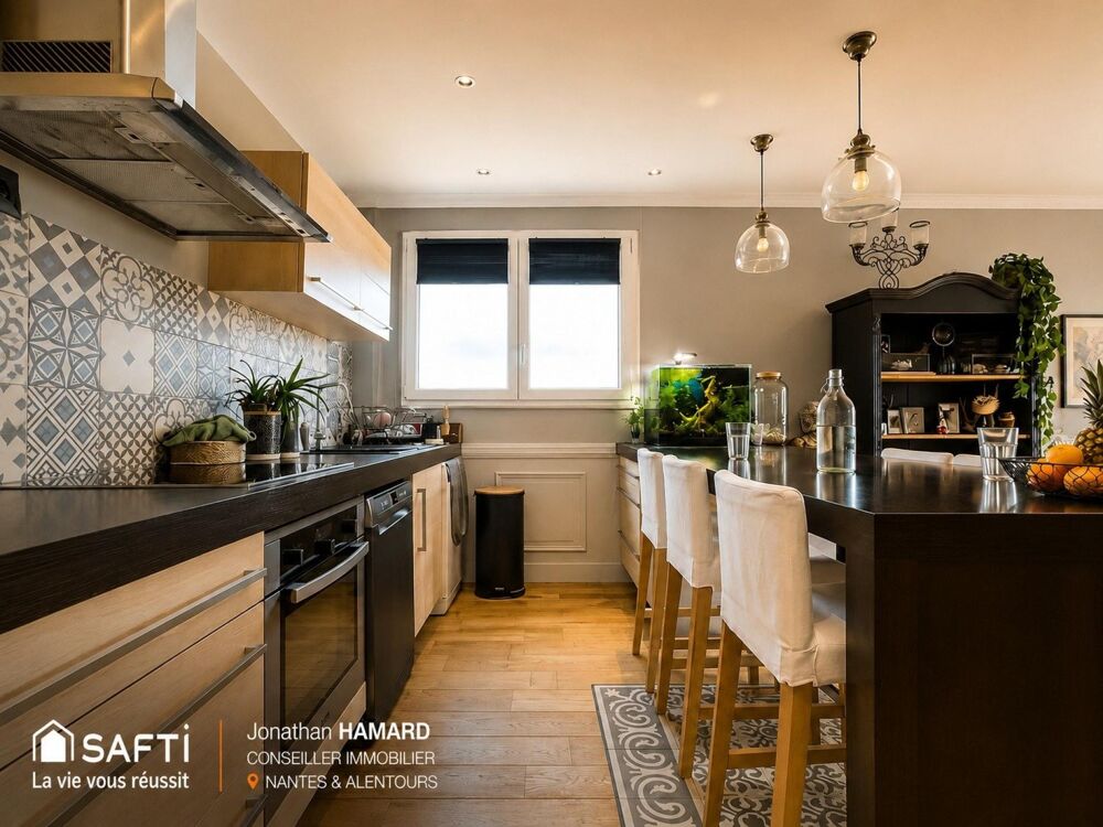 Vente Appartement Île de Nantes | Dernier étage, vue dégagée et rénovation BBC financée Nantes