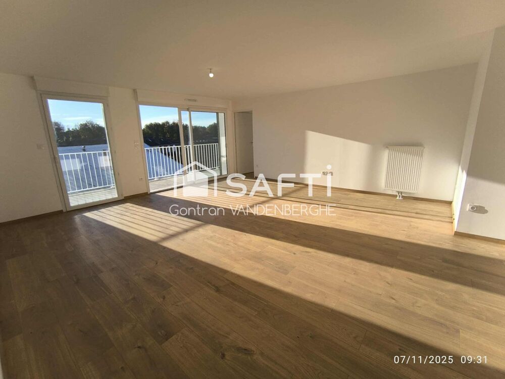 Vente Appartement T3 de 75 m² avec Balcon Sud, Proche Arras ! Saint-laurent-blangy