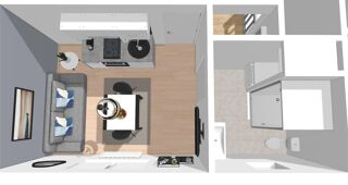  Appartement � vendre 1 pi�ce 15 m�