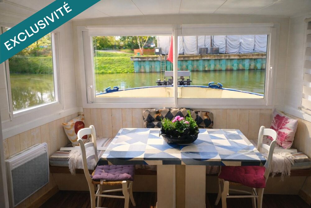 Vente Appartement Tjalk Hollandais d'exception – 18 m – 55 m² habitables – Bateau d'habitation de caractère Pont-de-vaux