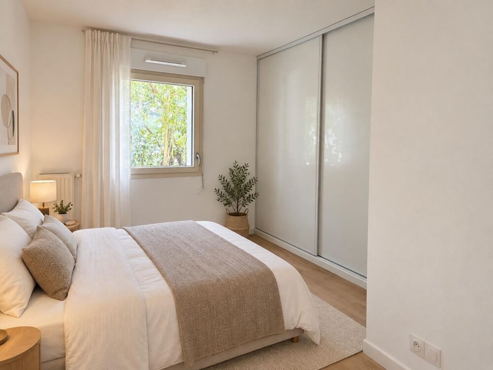 Un appartement neuf aux volumes généreux et prestations contemporaines, sublimé par une vue dégagée sur les toits de Bordeaux