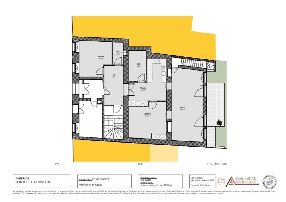 Bel appartement en rez de jardin