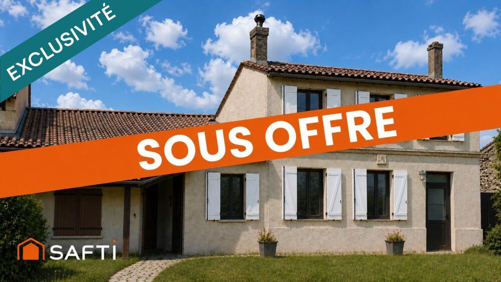 Maison de caractère 3 chambres chai 84 m² terrain 2 035 m²