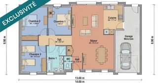  Maison à vendre 4 pièces 90 m²
