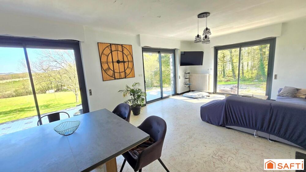 Maison rénovée avec volumes, dépendances et cadre nature