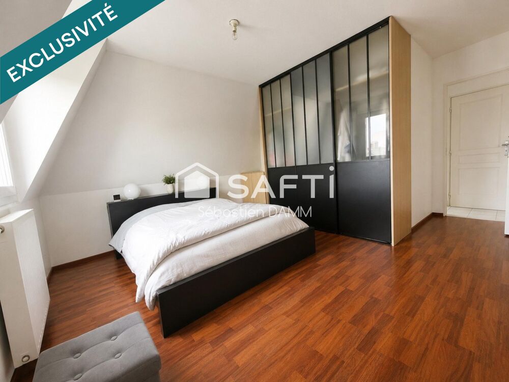 Vente Appartement Appartement 3 pièces de 76,84 m² avec terrasse, balcon, garage et cave – Dernier étage avec ascenseur – Mulhouse Dornach Mulhouse