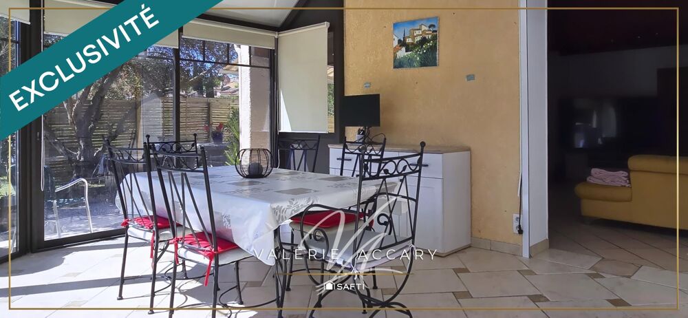 Vente Maison Rocbaron : Maison de 130 m² sur un terrain de 1718 m² avec piscine, garage, dépendance... Rocbaron