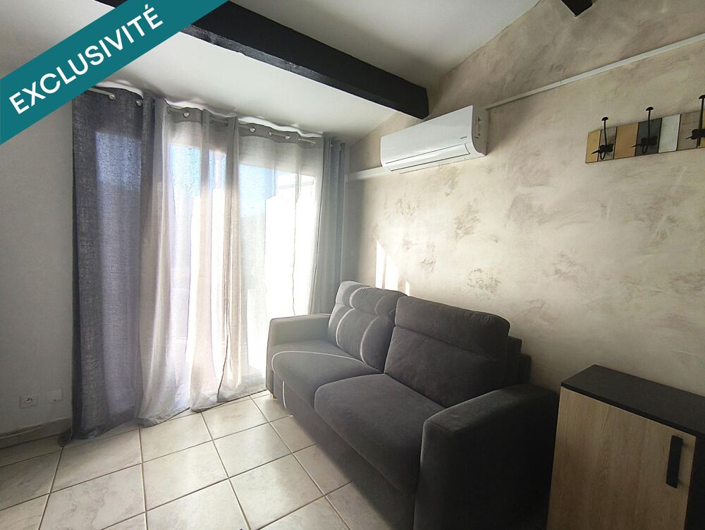 Vente Appartement En RDJ, studio climatisé excellent état - Terrasse Cap d'agde