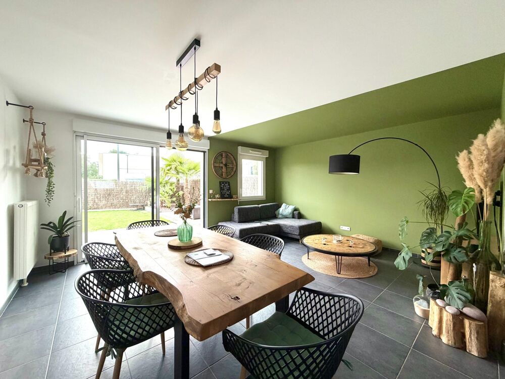 Maison individuelle 99m², 4 ch, jardin et garage