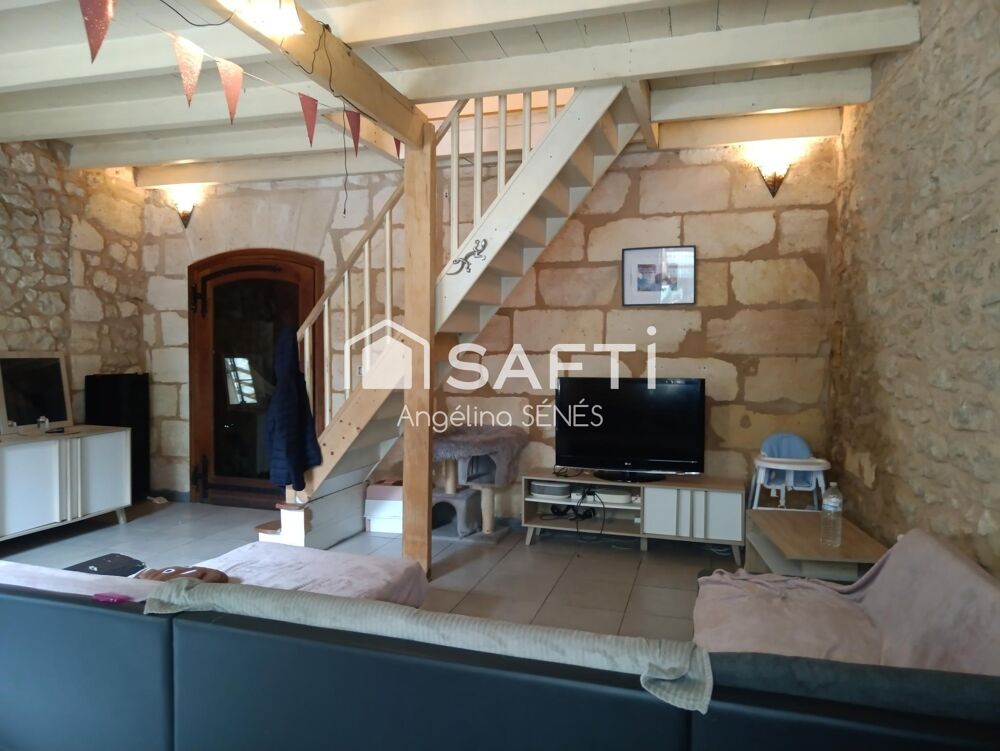 Vente Maison Maison en pierre 4 chambres Lansac