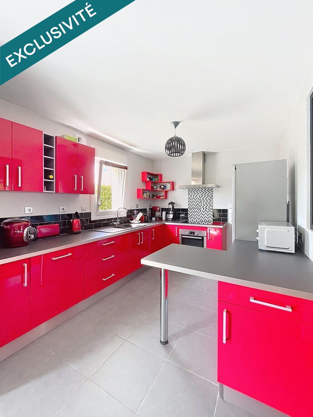 Maison 4 chambres avec vie de plain-pied
