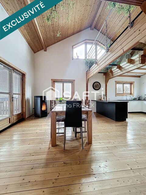   Maison individuelle en ossature bois 150m2 - Terrain 17 ares - Piscine Maison - 6 pi�ce(s) - 150 m�