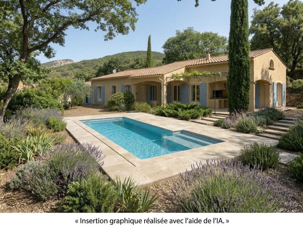 Vente Maison LOURMARIN – MAISON PROVENÇALE DE 117 M² ET STUDIO INDÉPENDANT DE 32 M² SUR TERRAIN DE 5 000 M² Lourmarin