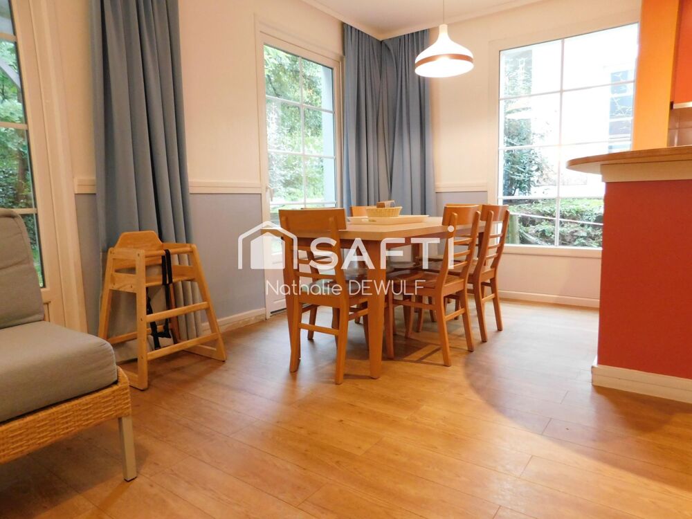 RENTABILITE 6, 81% Investissement Cottage PREMIUM en DUPLEXE Center parcs de l'Ailette 3 chambres jardin lac.