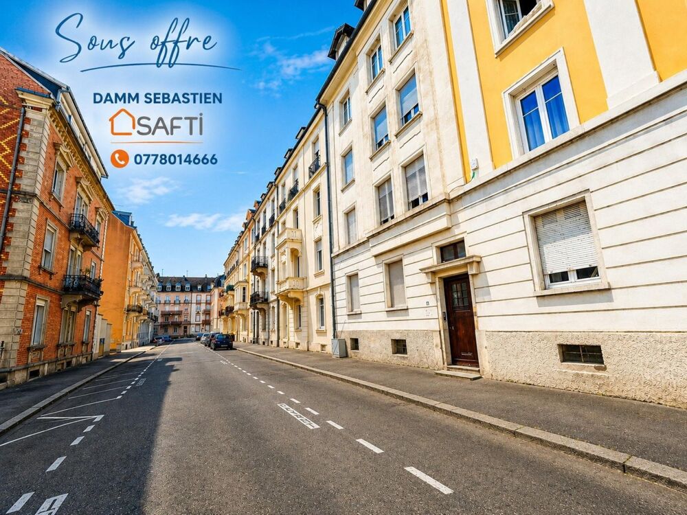 Vente Appartement 3 pièces avec garage proche Parc Salvator Mulhouse