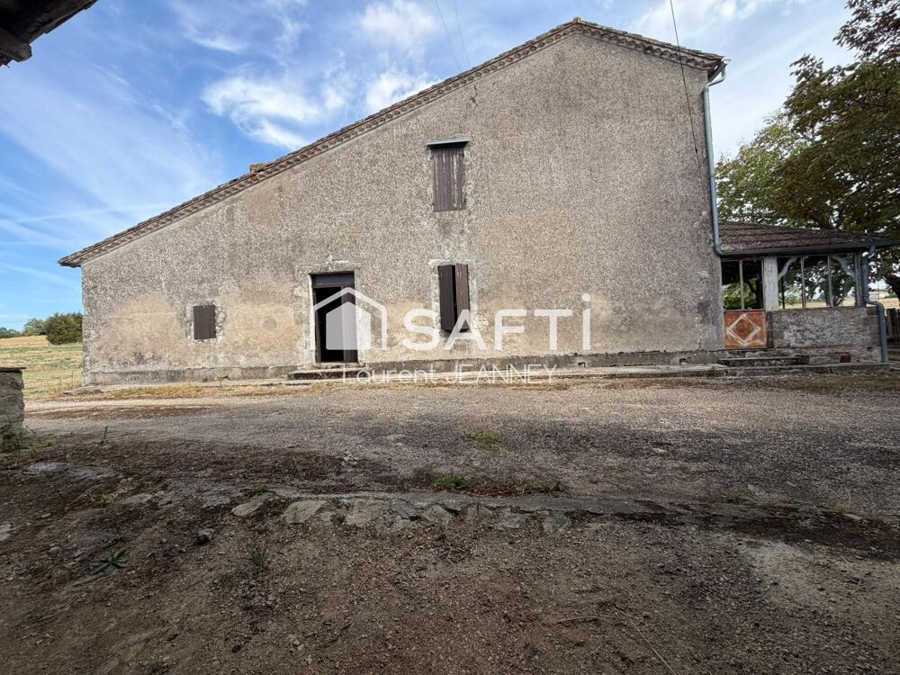 Vente Maison Corps de ferme en pierre à rénover 85 m²et terrain Moulinet