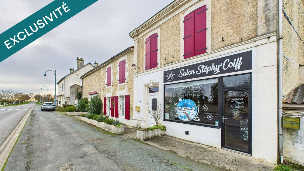 Maison plus local commercial