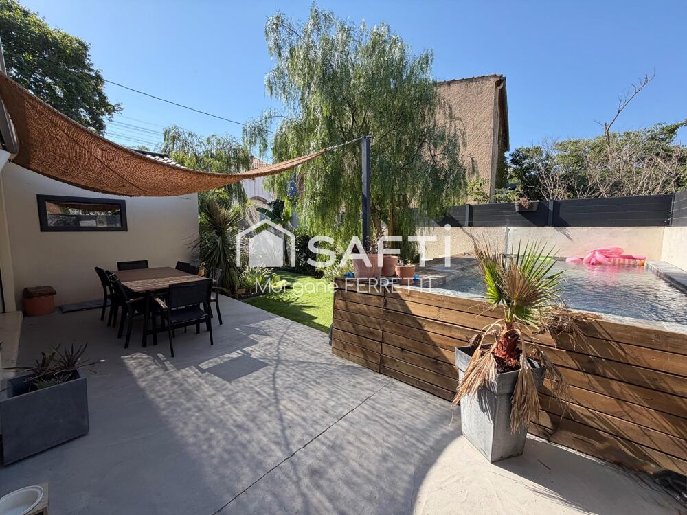 MAISON DE PLAIN-PIED 113 M² AVEC PISCINE SUR TERRAIN DE 344 M²