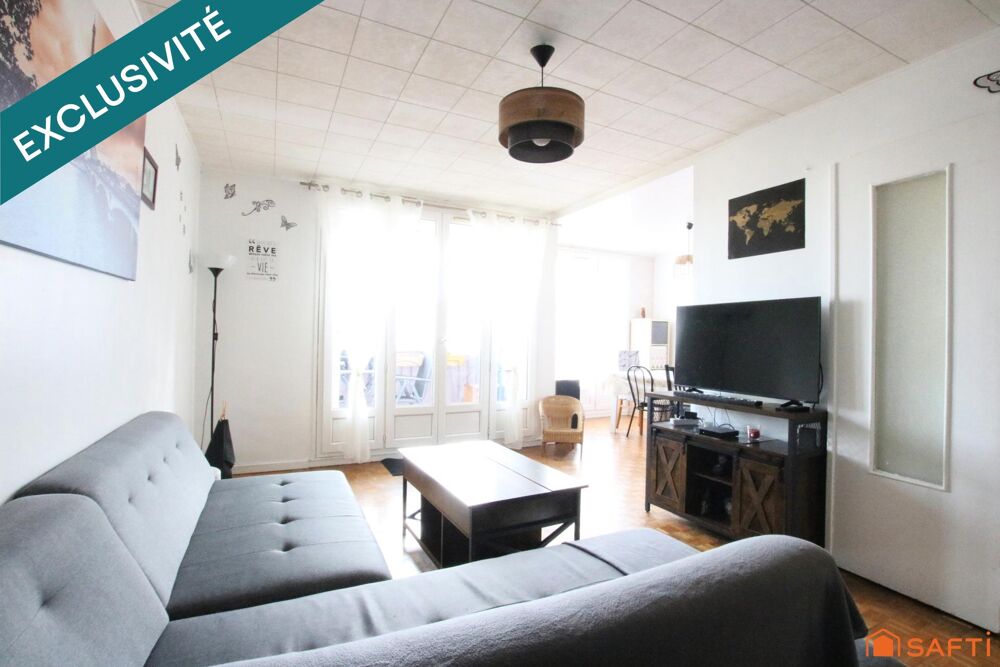 Appartement 5 pièces de 83m² avec place de parking privative et cave
